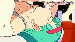 Sizzling Bulma Pussy Lick Ends in Gushing Facial Blast!