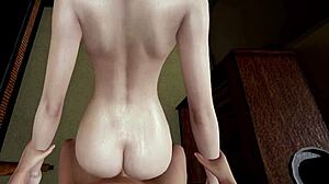 Big tits Japanese librarian rides POV cowgirl fucks tits massages standing doggystyle tight wet pussy anal missionary massive cumshot