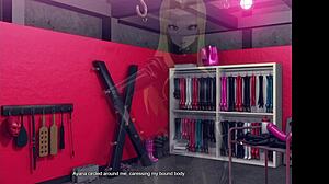 Girlfriend Dominatrix Forces Anime Tits Worship And Submission Game