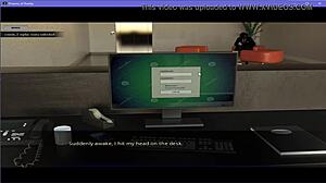 Femdom Milf Tits Domination in Dreams of Reality Game with Anal Handjob Creampie Masturbation