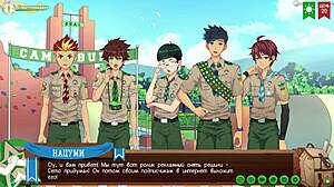 3D Anime Game Friends Camp Episode 36 Intense Filming Russian Dub