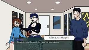 damn! lockdown dom part 20 flat chested girl licks that fat ass game parody!