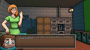 Hey check out Hornycraft 0.3 part 1 that horny Minecraft parody game