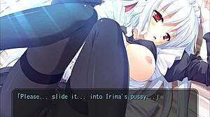 irina the maid teases boss girlfriend in president game hentai part 2 asian japanese heat