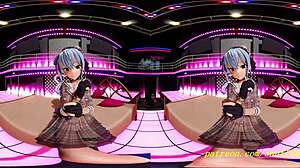 vr180 mmd suisei shakes ass dancing 3d hololive hentai tease