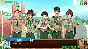 3D Anime Game Friends Camp Episode 36 Intense Filming Russian Dub