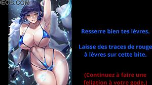 french yelan commands your femdom joi cum eating instructions now