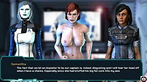 Mass Effect Parody Pt 13: Big Ass Big Tits Babe Takes Monster Cock