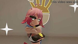 Think Aespa's whiplash hips can handle this MMD striptease?