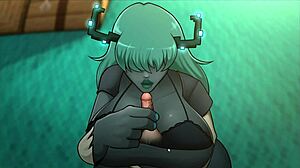 giant warden kisses small cock handjob facial cumshot