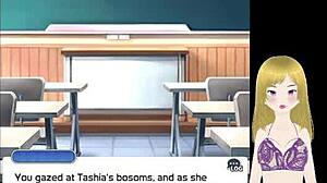 Whoa anime girl's big tits squeezed till lactating milk sprays! 🍼💦