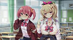 chikage's milf pussy creampie in real hentai route climax