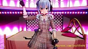 suisei shakes her body in vr180 mmd dance 3d hentai