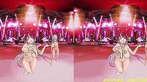 watch noemari's hot nude dance in vr180 mmd