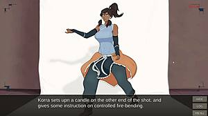 cummy bender part 2 features korra's big tits ass in tight bikini for futurama avatar parody swimsuit action