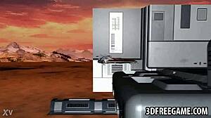 Hot 3D Cartoon Blonde Babe's Pussy Devoured by Intense Tongue Lashing and Muff Diving