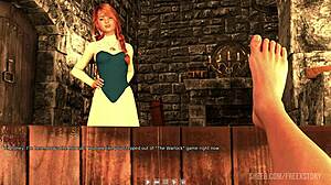 In the dorm Daphne slowly strips dress to tease Mark