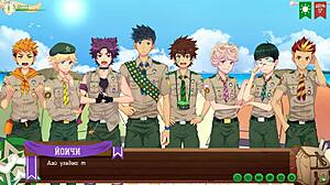 game friends discover special twink spot at camp path part 19