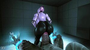 Haydee RIDES MASSIVE DRAGON COCK THRUSTING DEEP