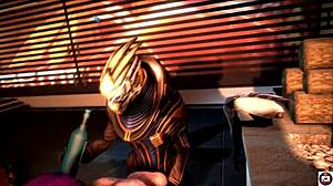 Mass Effect Parody Pt 13: Big Ass Big Tits Babe Takes Monster Cock