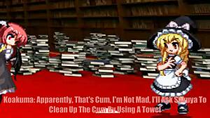 Marisa fucks Patchouli hard! Touhou hentai parody action