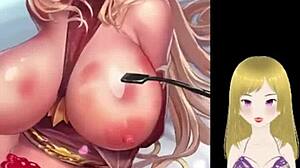 WHIPPED AND FINGERED ANIME GIRL SCREAMS FOR MORE!