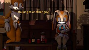 Tails and Cream's Steamy Re-Encounter with Oral Licking and Pussy Play