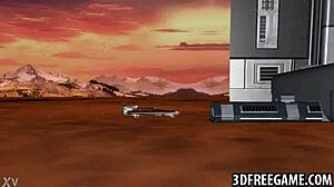 Hot 3D Cartoon Blonde Babe's Pussy Devoured by Intense Tongue Lashing and Muff Diving