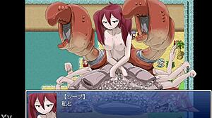 Crab monster girl creampie pounding