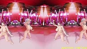 watch noemari's hot nude dance in vr180 mmd