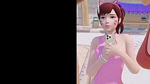 i crave this amazing mercy blowjob animation where she swallows every drop