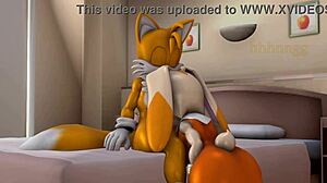 Tails and Cream's Steamy Re-Encounter with Oral Licking and Pussy Play