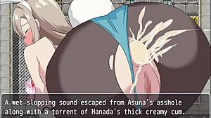 asuna captured by perverted professor for anal creampie ntr training 😈