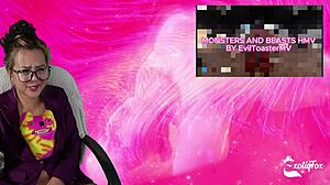 monsters stuff those bellies full with massive cocks by cockymane and jjulez while exotiqfox reacts!