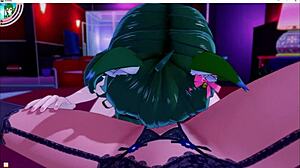 uh catboy i gettin lucky with this hot threesome creampie action