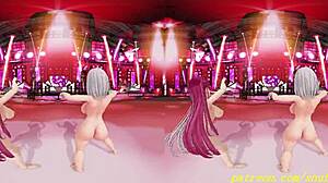 watch noemari's hot nude dance in vr180 mmd