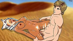 star wars parody luke skywalker fucks ahsoka tano raw in missmoonified villain animation