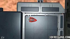 Hot 3D Cartoon Blonde Babe's Pussy Devoured by Intense Tongue Lashing and Muff Diving