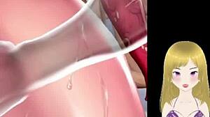 WHIPPED AND FINGERED ANIME GIRL SCREAMS FOR MORE!