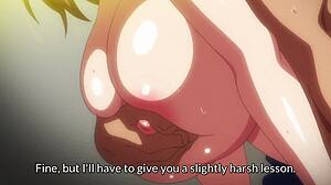 the busty teacher corners her lingerie-clad student. monster cock blowjob turns into ass fuck