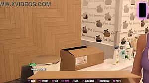 college kings 2 ape route helps cute huge tits college girl cum hard at work in 3d hentai