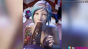 chloe takes that bbc blowjob loop with sounds