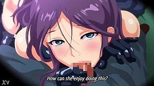 Teen Sucks Cock to Explosive Hentai Cumshot