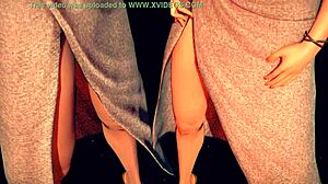 SEXY REDHEAD ANIME GIRL STRIPS AND DANCES BIG TITS!