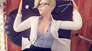 i love overwatch d.va mercy sfm blender 3d pmv