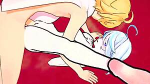 furina surrenders 500-year virgin oppai tits for anal creampie squirting