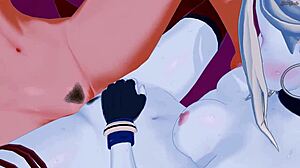 Harley Quinn Licks Poison Ivy Pussy Scissoring Tribbing Orgasm DC Lesbian Hentai