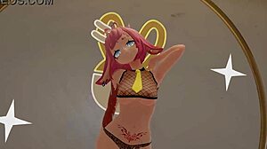 Think Aespa's whiplash hips can handle this MMD striptease?