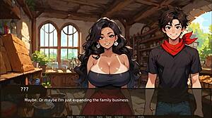 Farmer's Curvy Teen Takes Huge Cock Check in Bathroom at Kinky Party