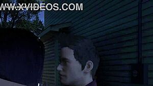 Stepsister spies stepbro jerking to innocent neighbor girl